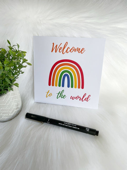 Welcome to the world Card