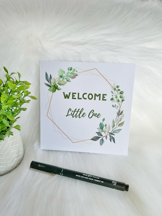 Welcome little one Card