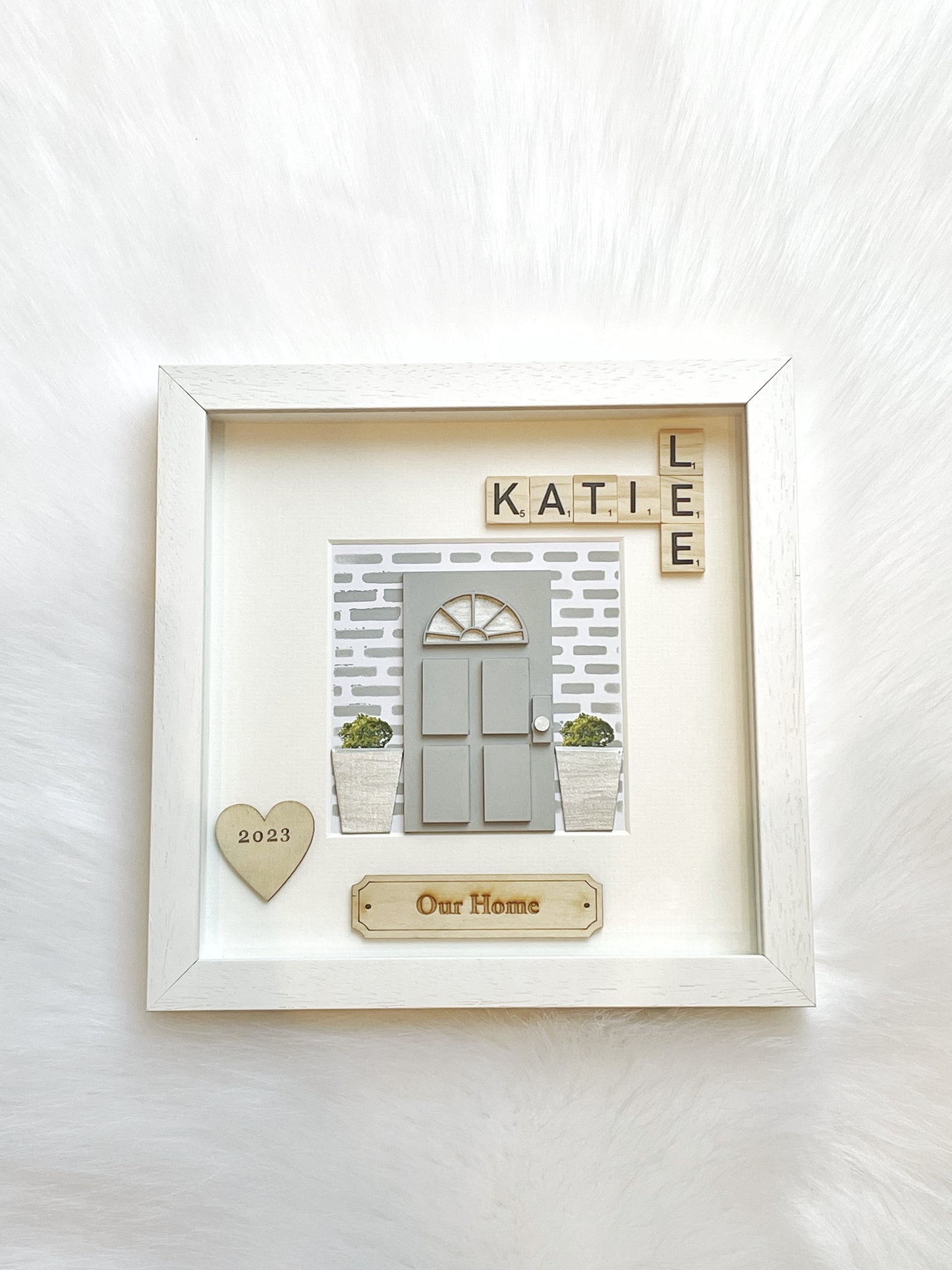 Personalised new home frame